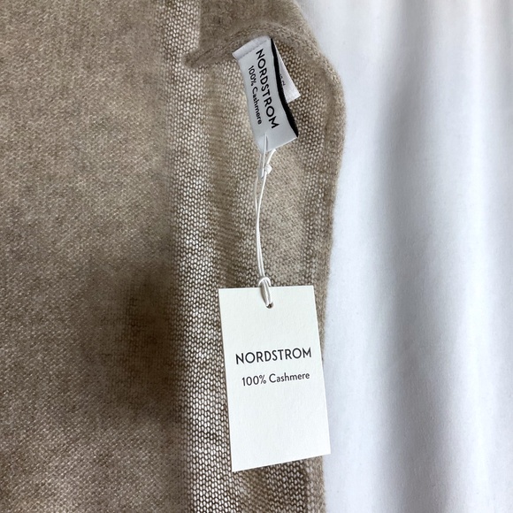 Nordstrom Tan Cashmere Wrap - Picture 3 of 3